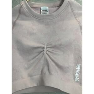 Gymshark‎ Long Sleeve Women’s Adapt Camo Seamless Camo Cropped Top Shirt Small